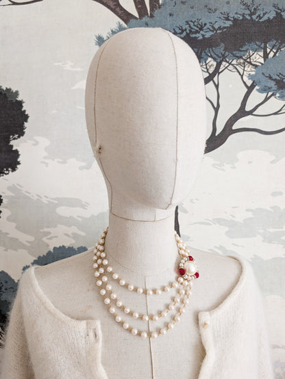 Collier de perles fermoir bijou