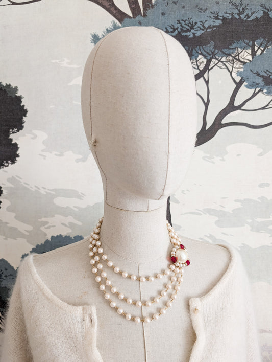 Collier de perles fermoir bijou