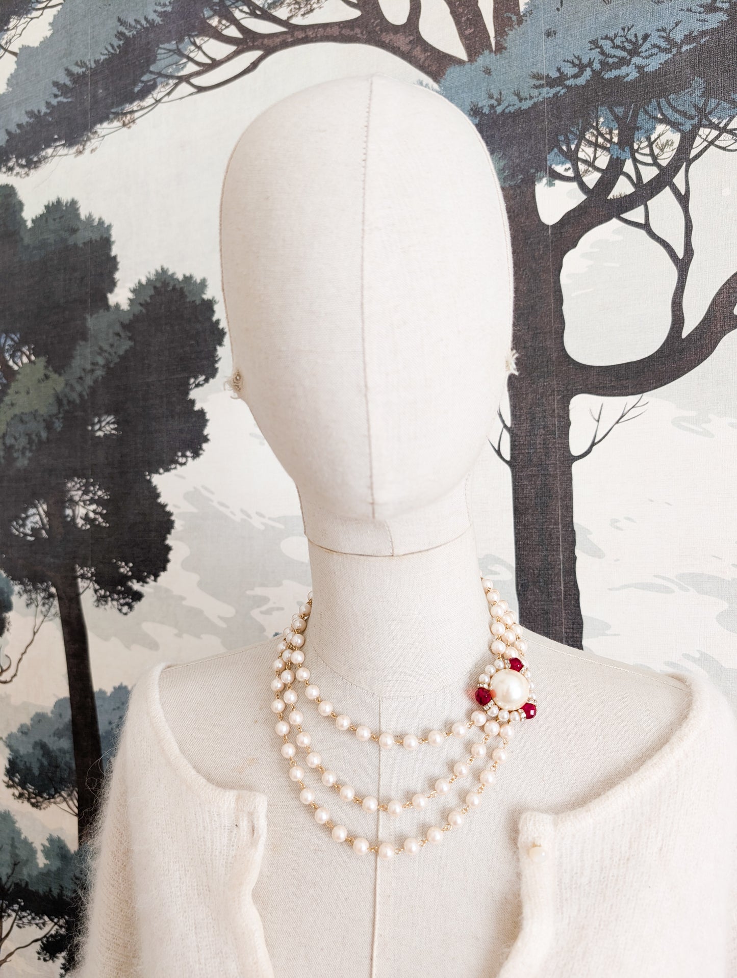 Collier de perles fermoir bijou