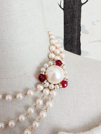 Collier de perles fermoir bijou