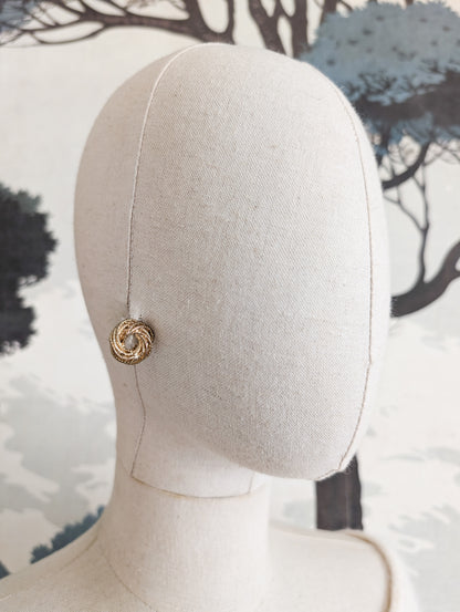 Boucles 60's oreilles percées