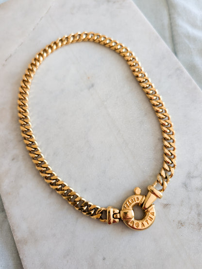 Collier gourmette Agatha