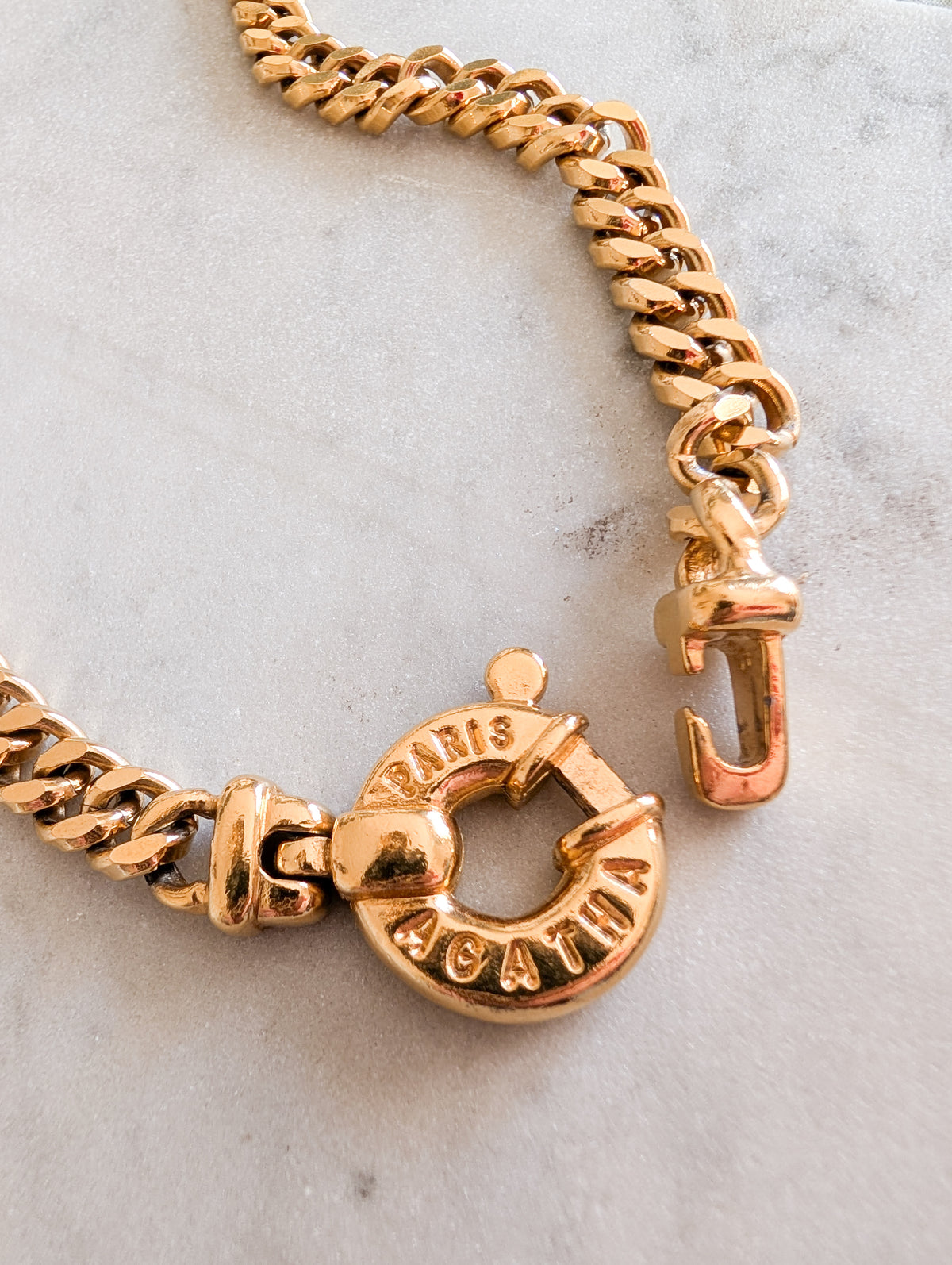 Collier gourmette Agatha