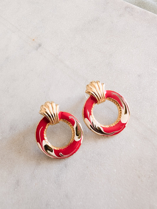 Boucles américaines oreilles percées