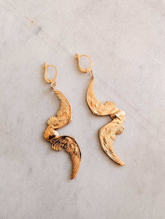 Très rares boucles oiseaux Corocraft