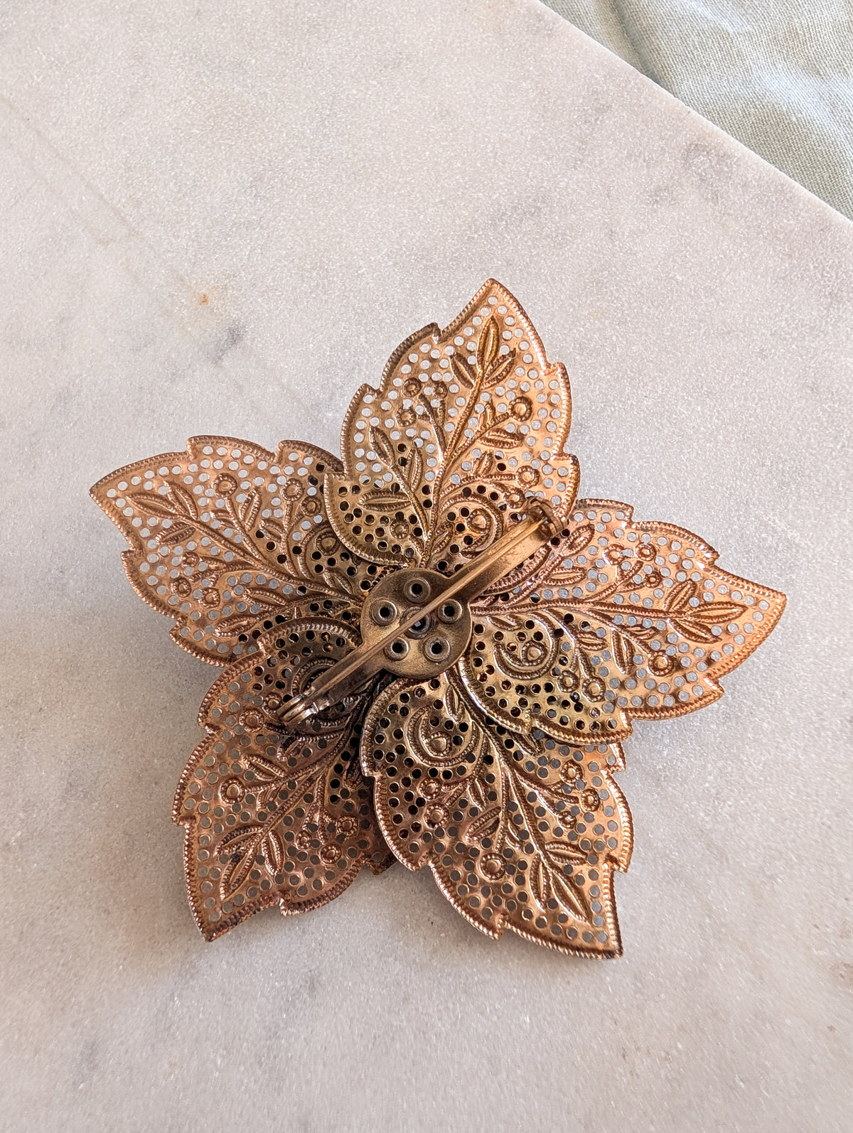 Grande broche américaine 1940