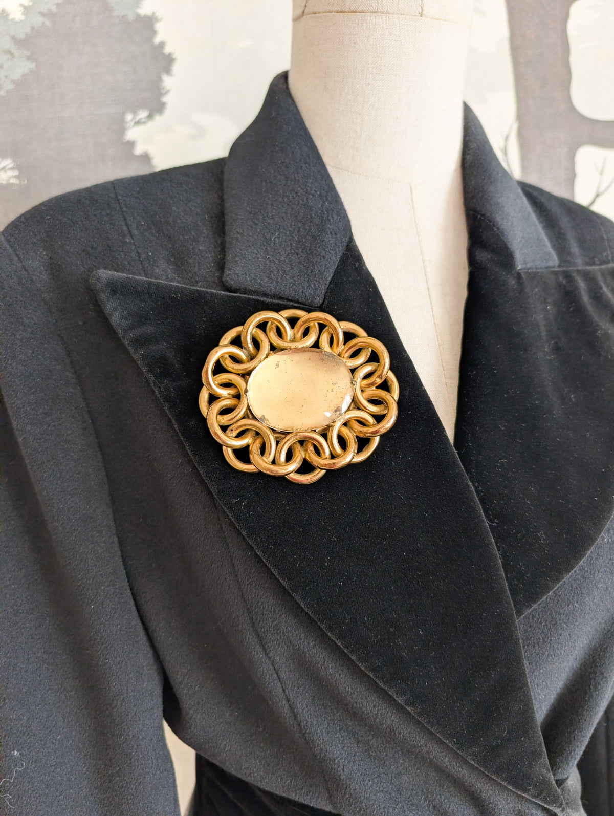 Grande broche américaine 1940