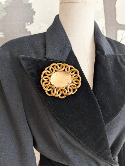 Grande broche américaine 1940