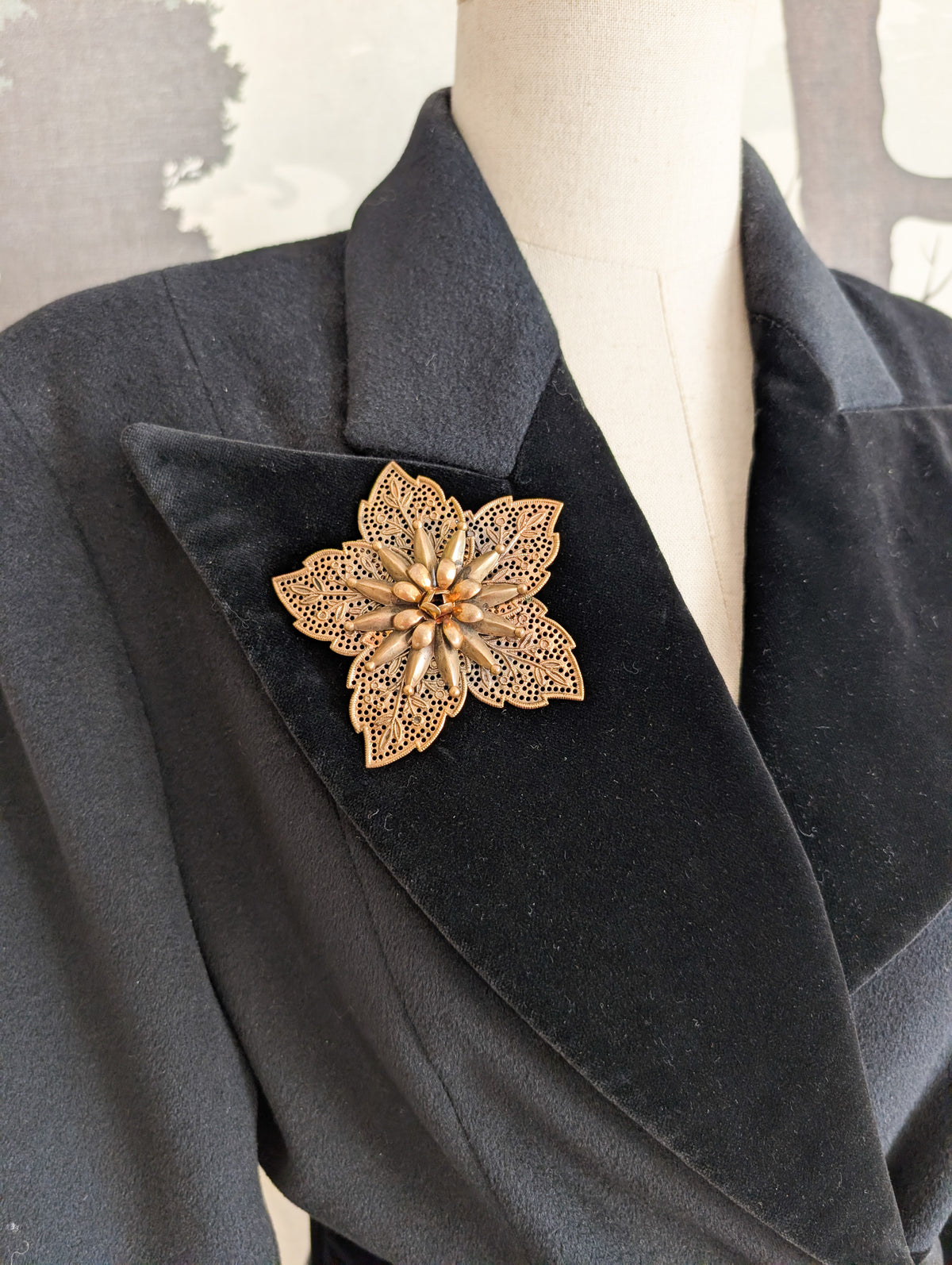 Grande broche américaine 1940