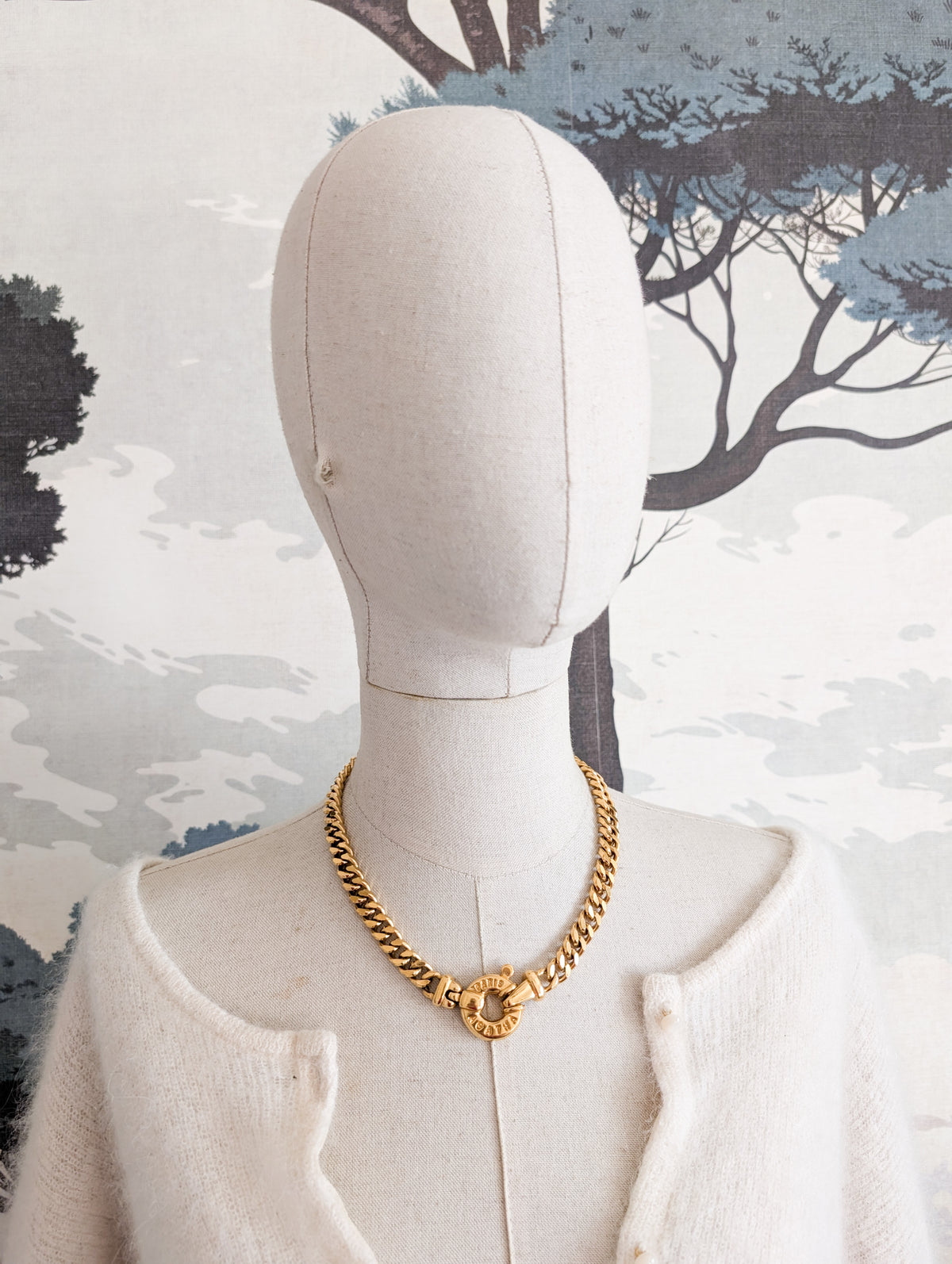 Collier gourmette Agatha