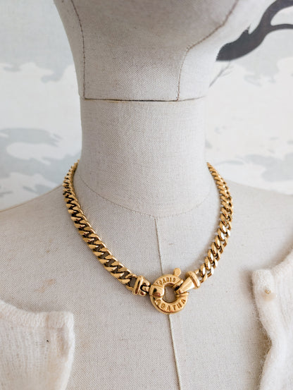 Collier gourmette Agatha