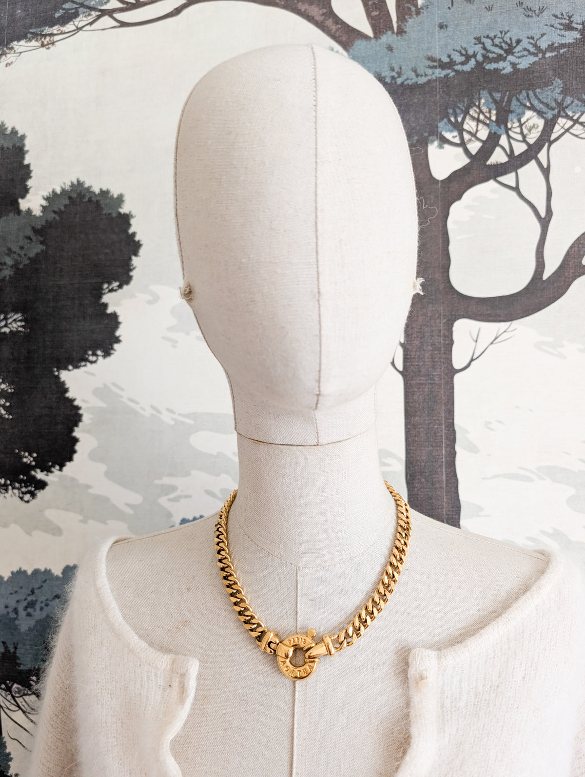Collier gourmette Agatha