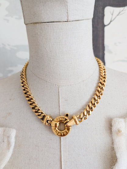 Collier gourmette Agatha