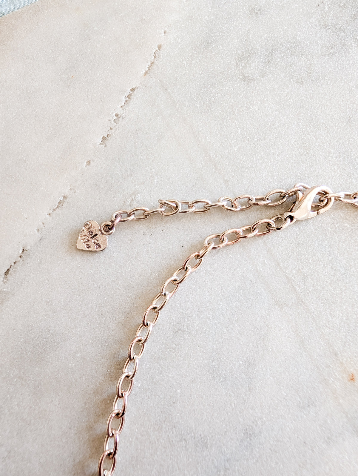 Rare collier Tour Eiffel Dolce Vita