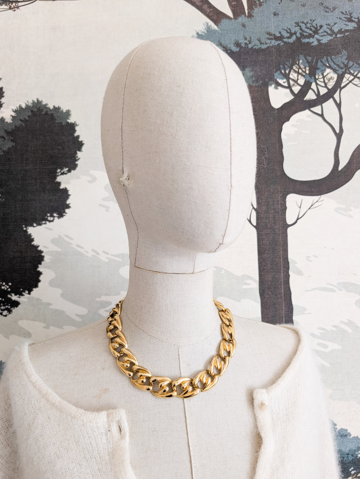 Collier maille 80's