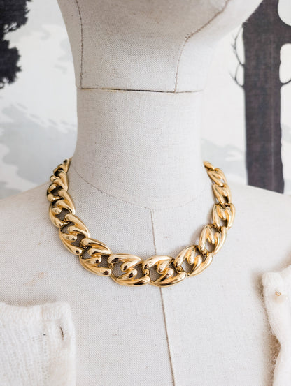 Collier maille 80's