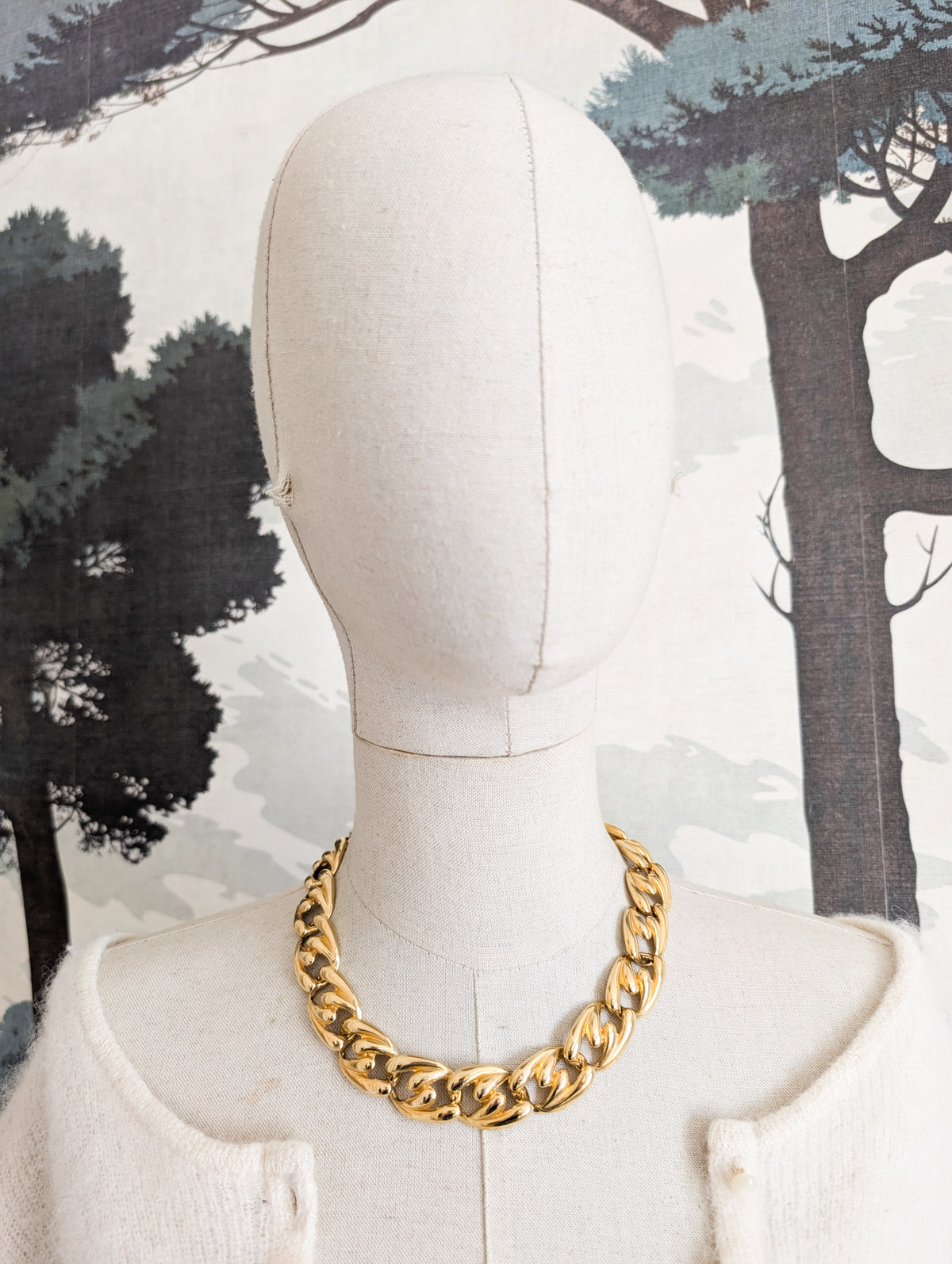Collier maille 80's