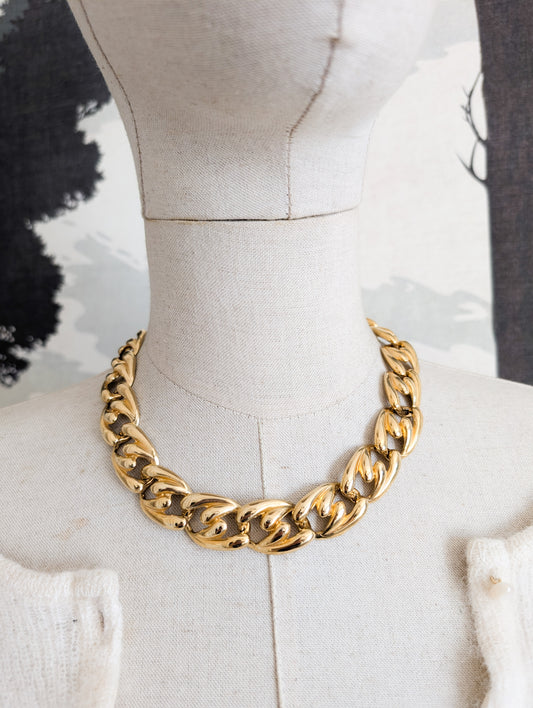 Collier maille 80's