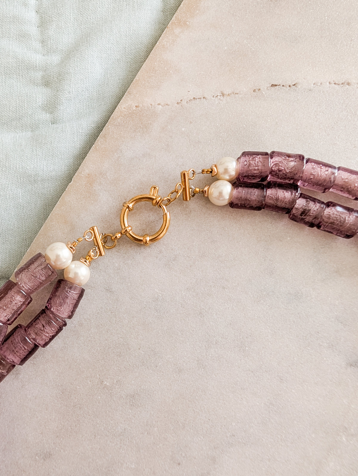 Collier en verre