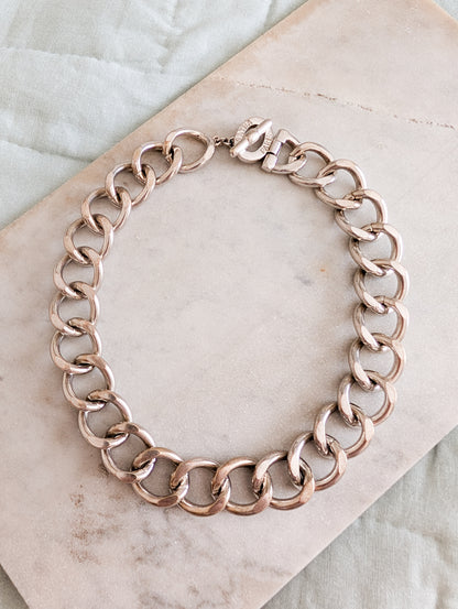 Collier gourmette Agatha