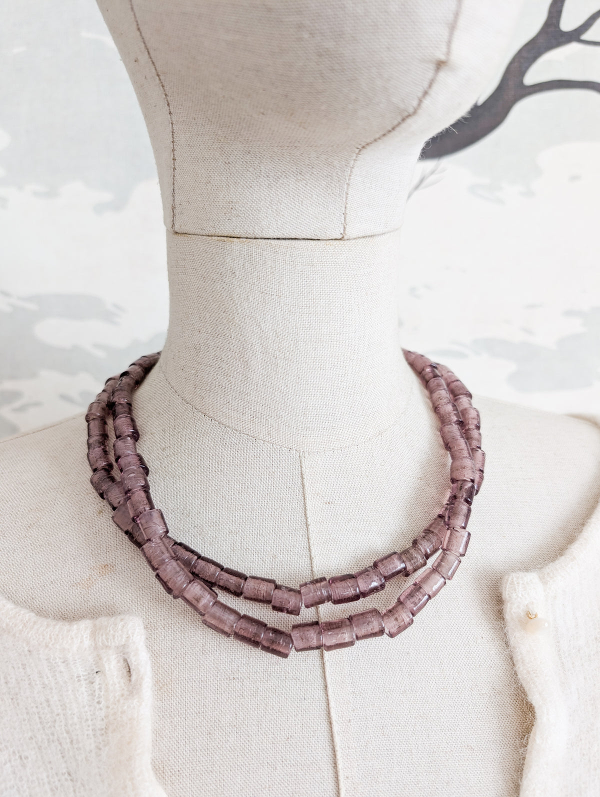 Collier en verre