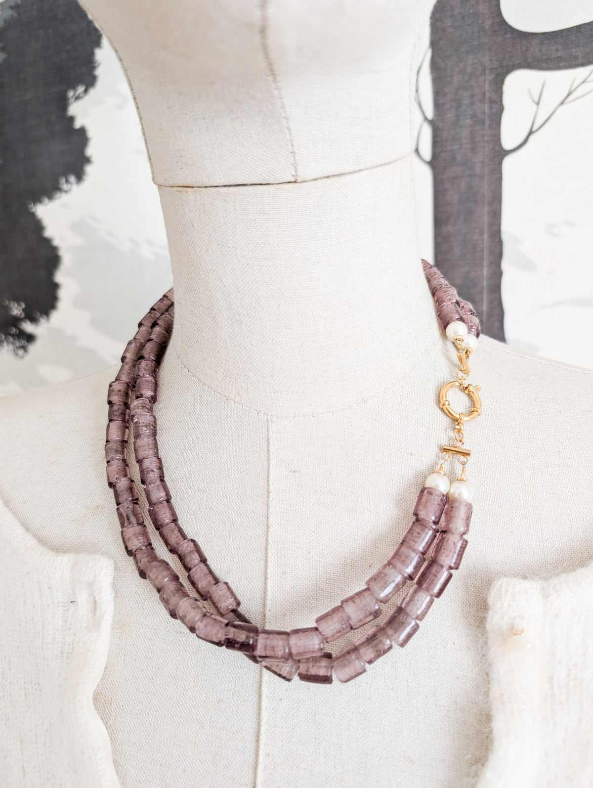 Collier en verre