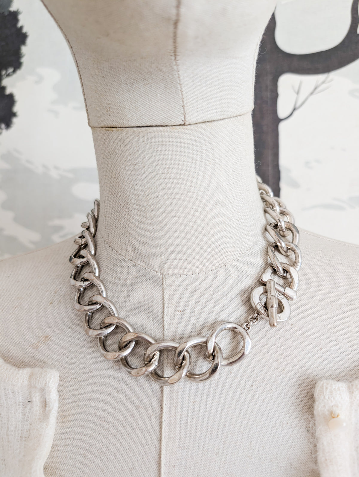 Collier gourmette Agatha