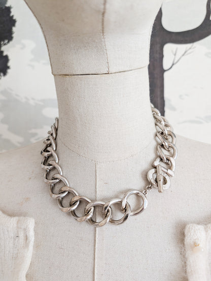 Collier gourmette Agatha