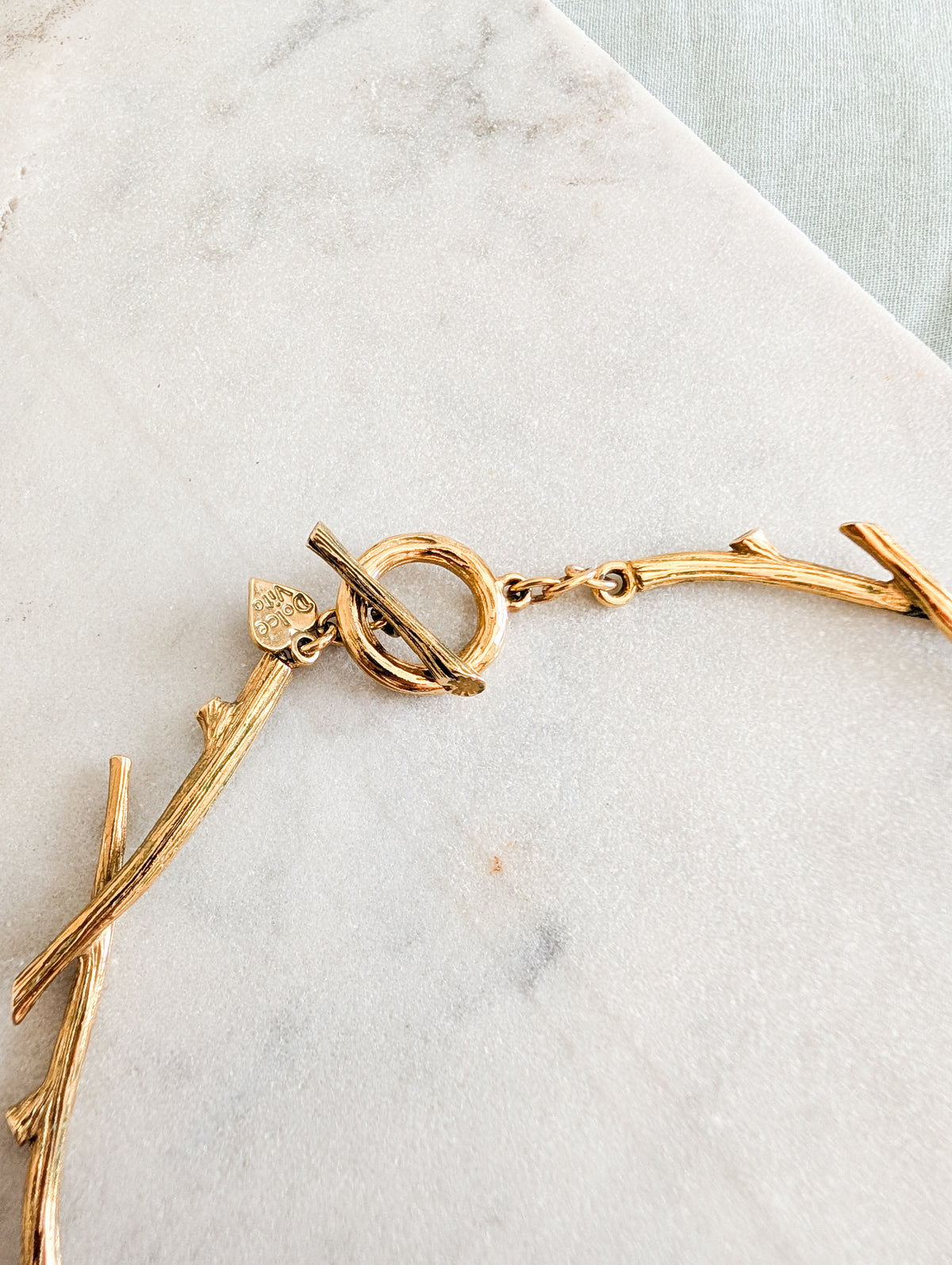 Collier rose véritable Dolce Vita