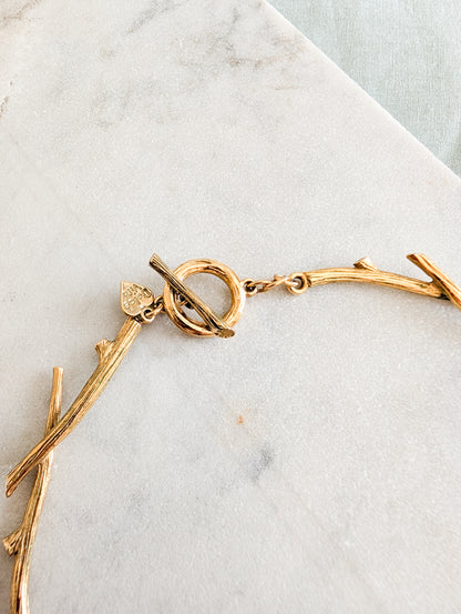 Collier rose véritable Dolce Vita
