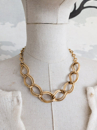 Collier double maille