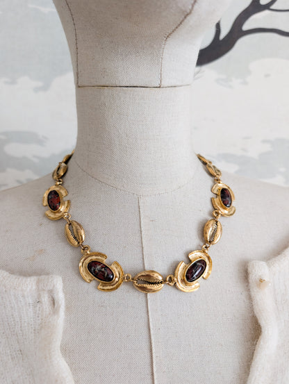 Collier 80's coquillage