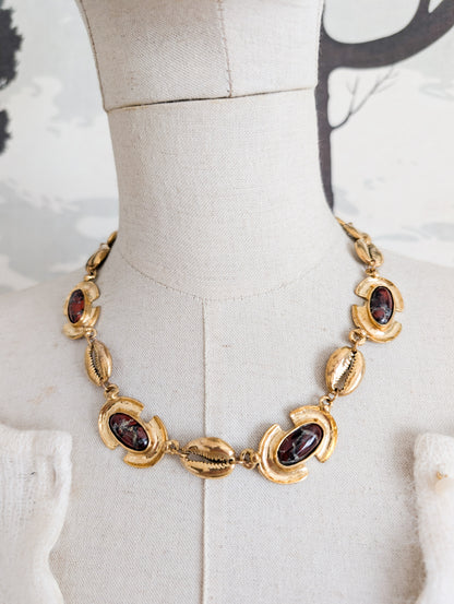 Collier 80's coquillage