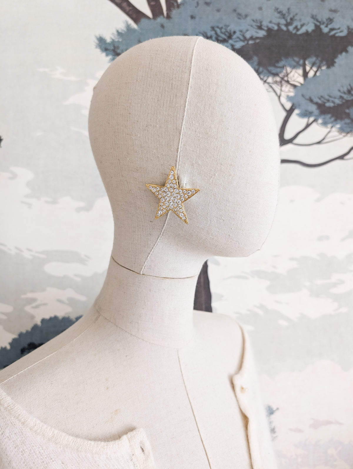 Grandes boucles étoiles à clips