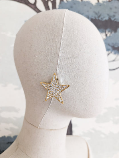 Grandes boucles étoiles à clips