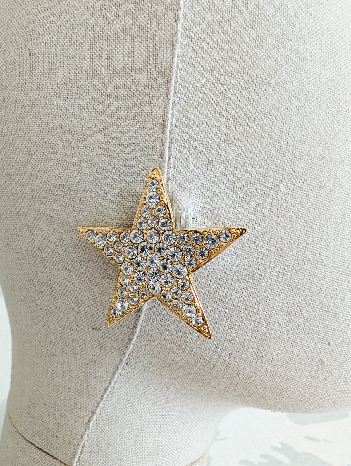 Grandes boucles étoiles à clips