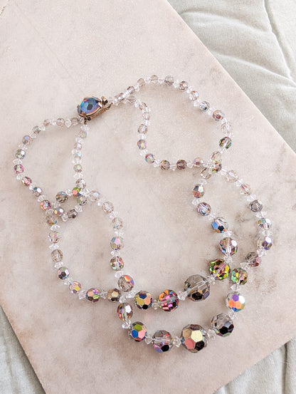Collier en cristal Aurore Boréale