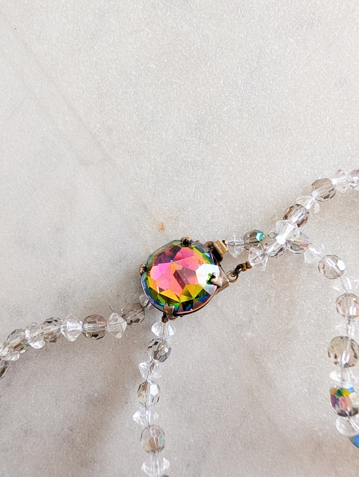 Collier en cristal Aurore Boréale