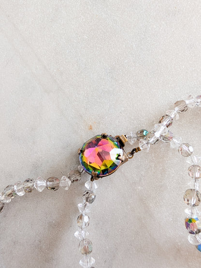Collier en cristal Aurore Boréale