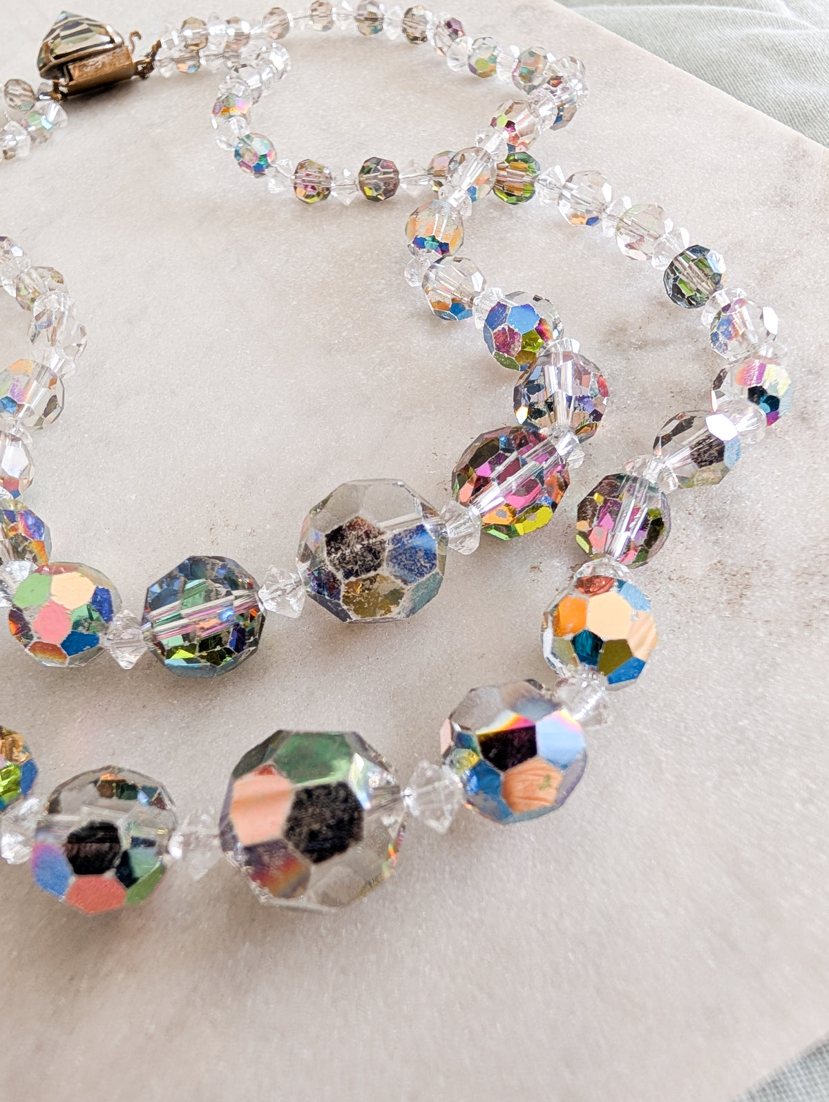 Collier en cristal Aurore Boréale