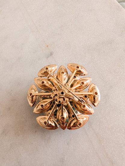 Broche américaine en cristal