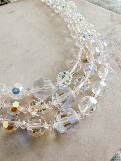 Extraordinaire collier en cristal AB
