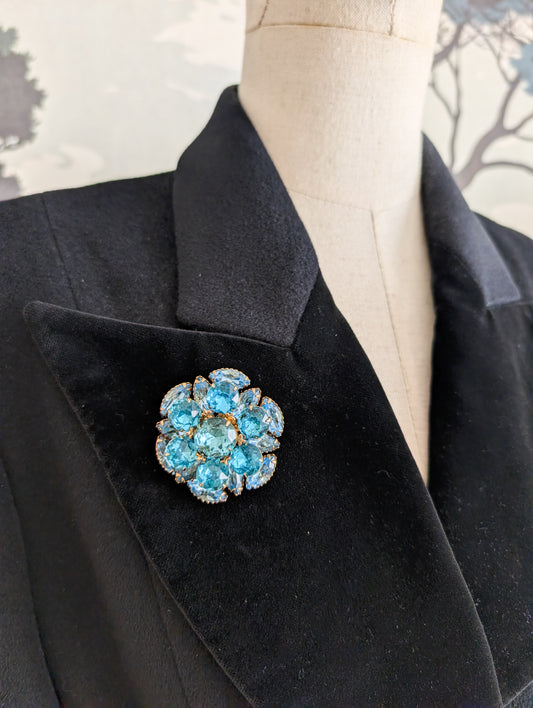 Broche américaine en cristal