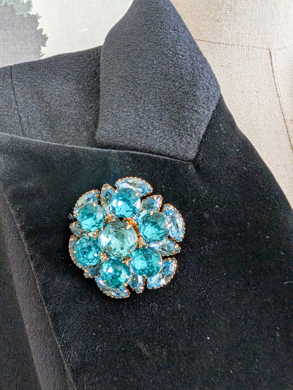 Broche américaine en cristal