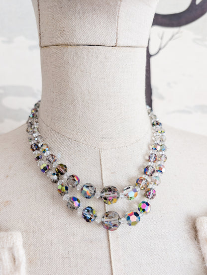 Collier en cristal Aurore Boréale