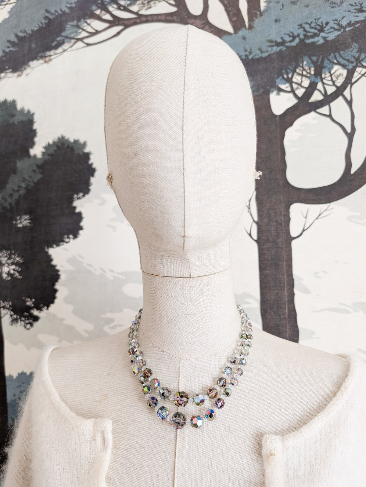 Collier en cristal Aurore Boréale