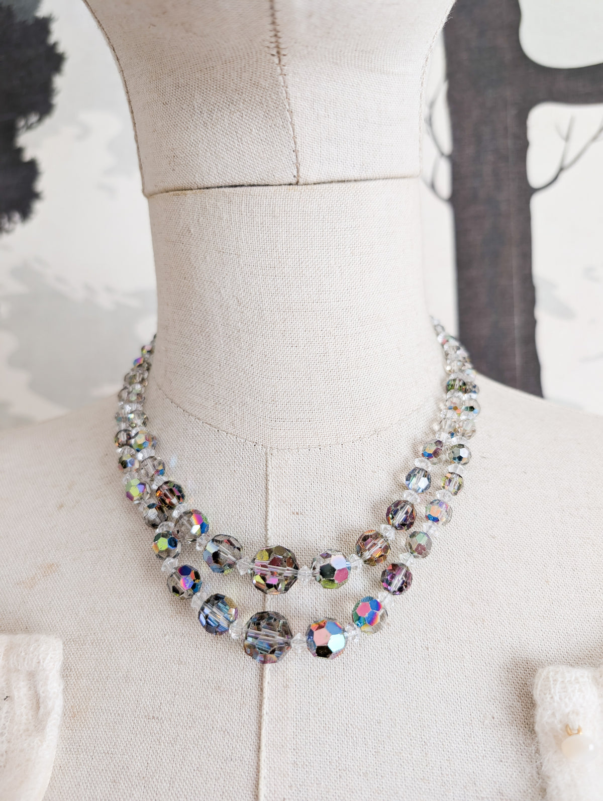 Collier en cristal Aurore Boréale
