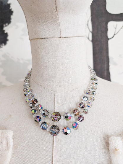Collier en cristal Aurore Boréale
