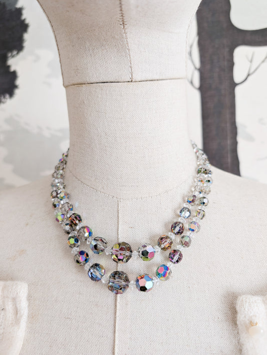 Collier en cristal Aurore Boréale
