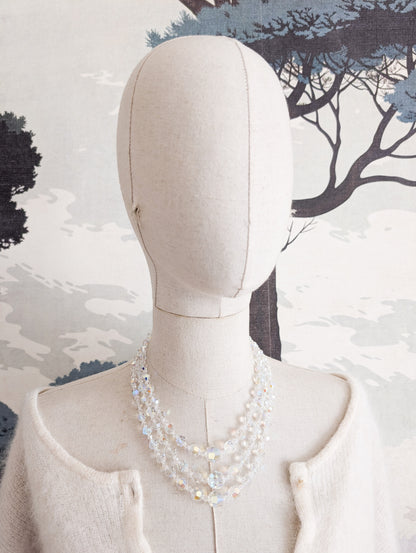 Extraordinaire collier en cristal AB